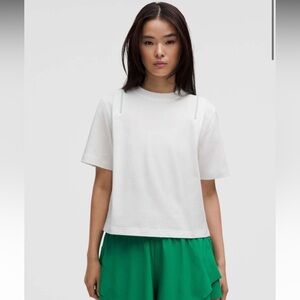 Lululemon Cotton Jersey Stitch-Detail T-Shirt - L
